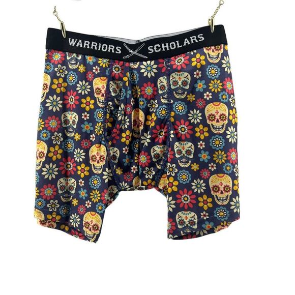 Warriors & Scholars Skull WarriorFit Moisture Wicking Boxer Brief Size Medium - Picture 1 of 4
